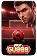 Determined football player staring ball